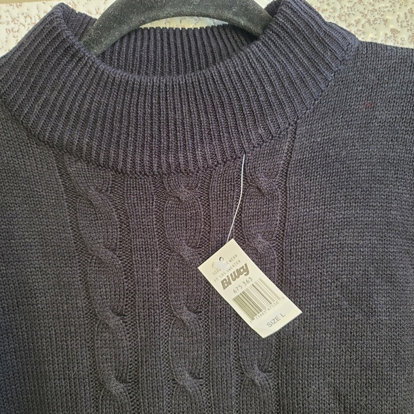Retro Bi-Way Yarnworks Black 3/4 Sleeve Sweater Dress (BNWT) - Picture 3 of 10